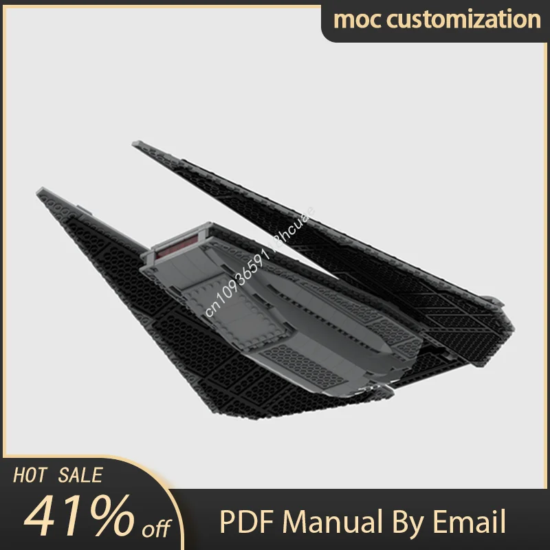 

787 шт., Moc Star Battle TIE Reaper, модель космического корабля, строительные блоки, кирпичи, сделай сам, креативная сборка, развивающая игрушка, подарок на праздник