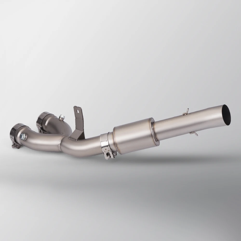 Motorcycle Exhaust Modify Escape Mid Link Pipe fits 51mm Muffler Slip On For YZF-R1 r1 MT10 R1M 2015 - 2021