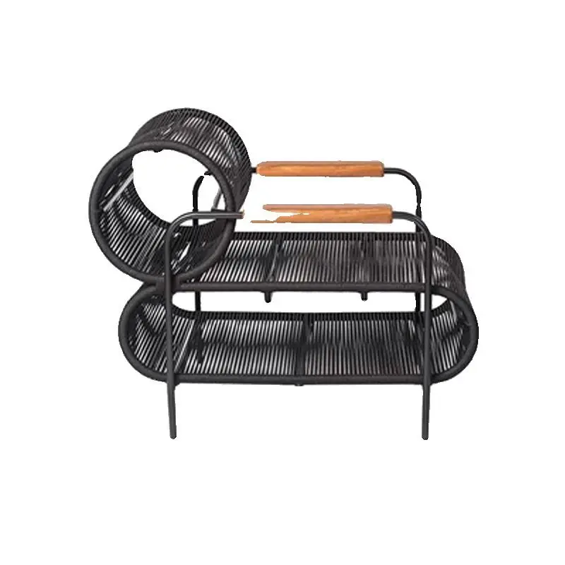 simple rattan, sofa modern design leisure tables and chairs, villa courtyard open-air balcony, waterproof and sun protection