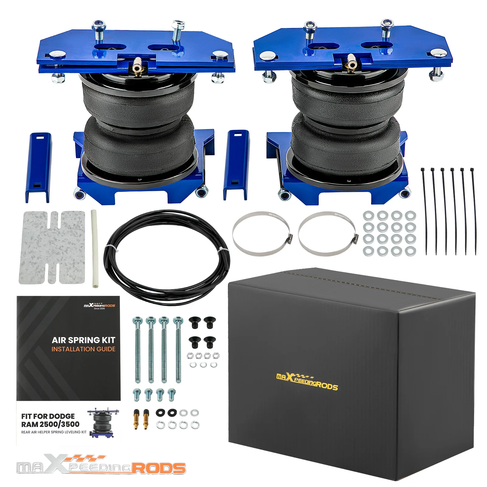 Air Spring Suspension Kit Rear fit Dodge Ram 2500 3500 4WD 2003-2017 Helper Leveling Kit