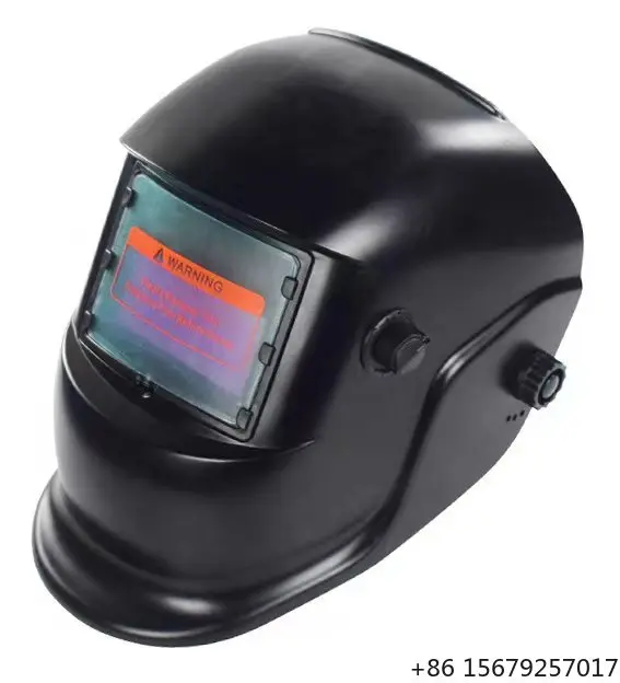Cheap Auto Darkening Welding Helmet with Solar & Li Battery Power LED Light 1 Year Warranty