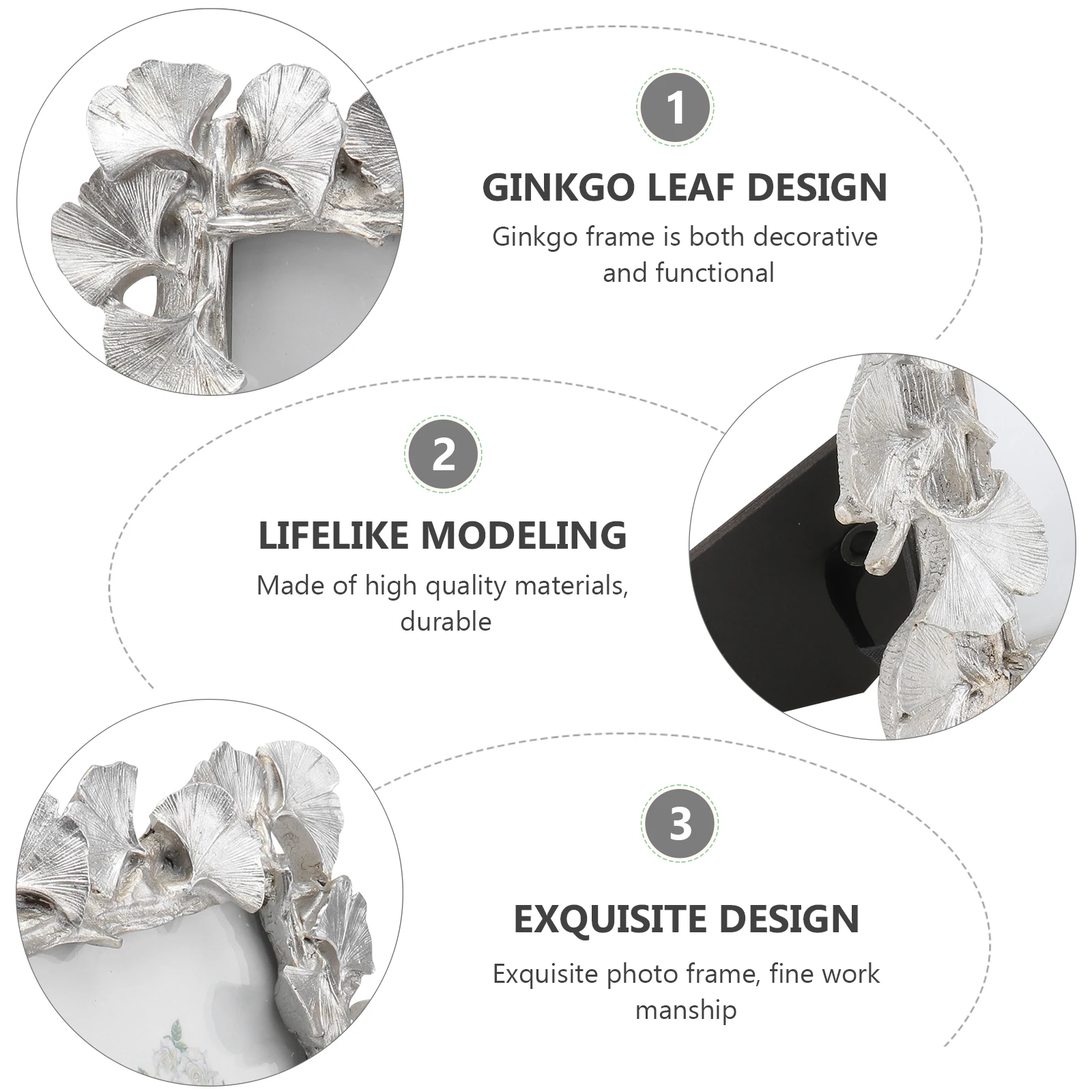 

1pcs 4Inch European Style Resin Glass Photo Frame For Desktop Picture Holder Retro Decorative Frame Hanging Display Home Decor