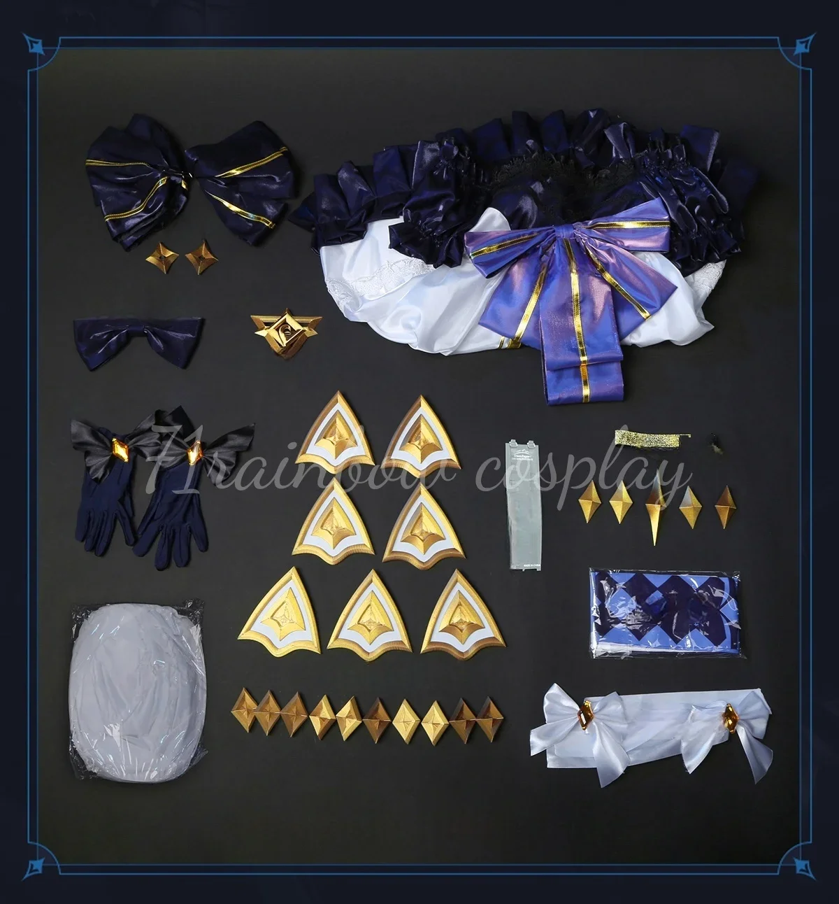 أزياء CosplayGwen التأثيرية The Hallowed Seamstress Gwen أزياء تنكرية للهالوين أطقم أزياء أحذية شعر مستعار أزياء لعبة Cospaly