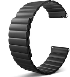 Magnetic Watch Band, Silicone Watch Strap Quick Release Smart Watch Bands 20mm 22mm for Galaxy Watch 42mm 46mm Gear S2 S3 Classi