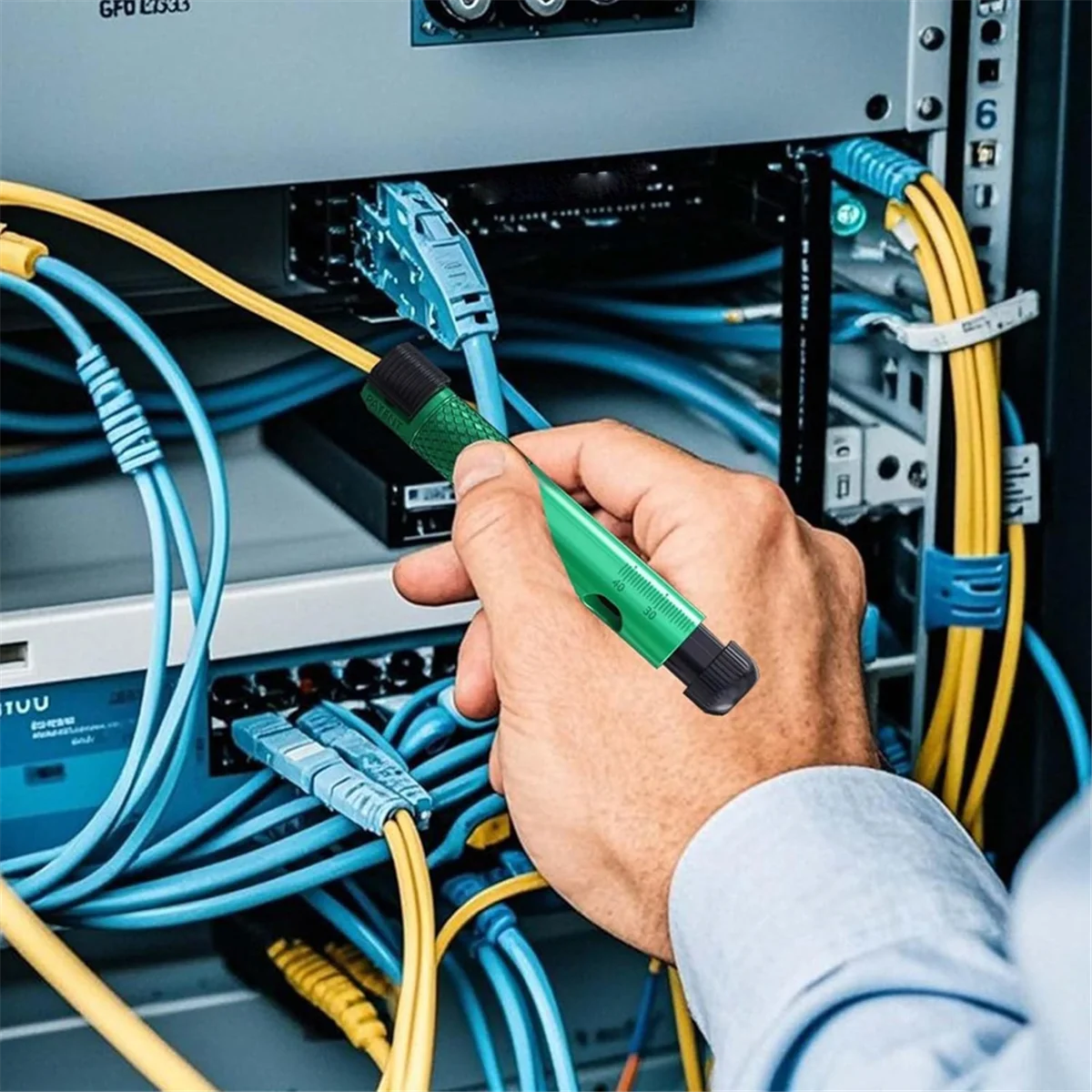 ABNJ Wire Straightener Network Cable Organizer-Cut and Untwist Tool,SK5 Blade Wire Stripping & Management Tool for Engineers