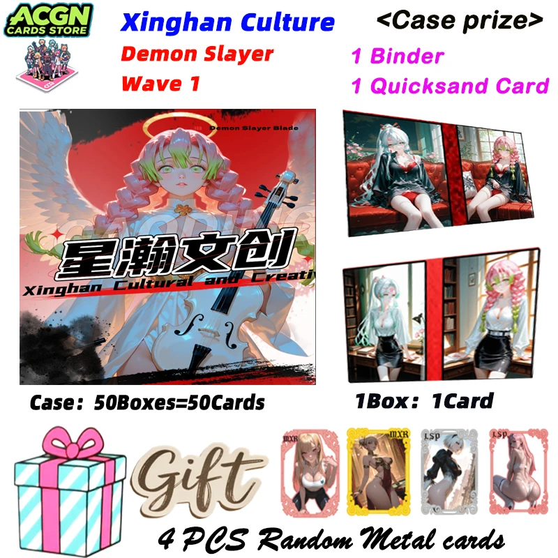 

Xinghan Culture Demon Slayer Wave 1 Color Paper Card Board Shinobu Anime Trading Mitsuri Tanjiro ACG CCG TCG Hobbies Gifts
