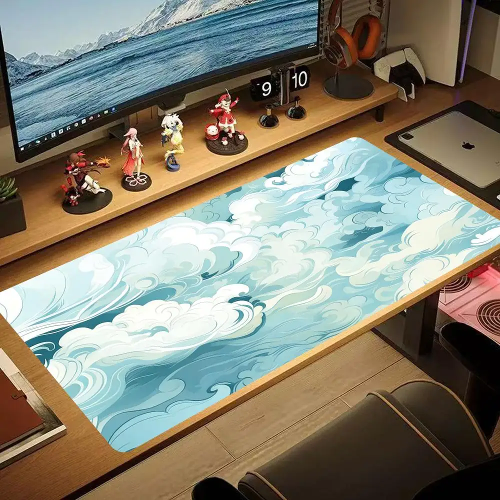 

‘HYBXXC’Large Gamer Mouse Mat Gaming XXL Mouse Pad Great Wave Gaming Mouse Pad Office Table Carpet Gaming Mats Computer Deskmat