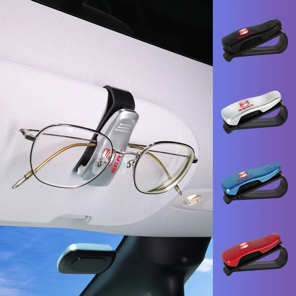 

Держатель для очков, карт и билетов на солнцезащитный козырек автомобиля, аксессуар для SEAT FR Leon 5f MK2, Ibiza 6l, Arosa, Ateca, Cupra