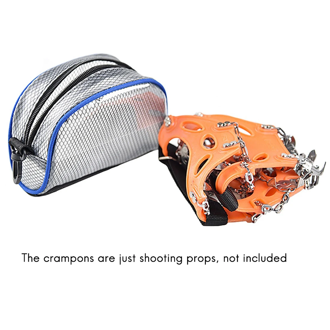 Bolsa para crampones, resistente al desgaste, accesorio antiarañazos, bolsas de almacenamiento para crampones de alta resistencia para montañismoJAS