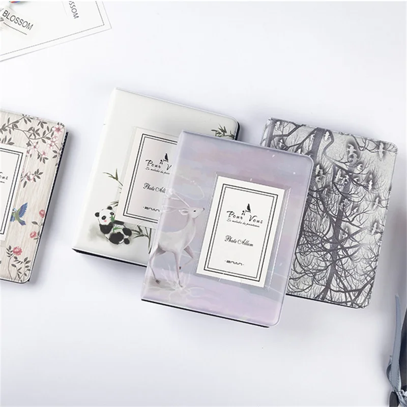 64 جيوب 3 بوصة بولي كلوريد الفينيل ألبوم صور صغير ل Fujifilm Instax كاميرا فيلم حامل بطاقة صور يحمل كتاب جمع الألبوم
