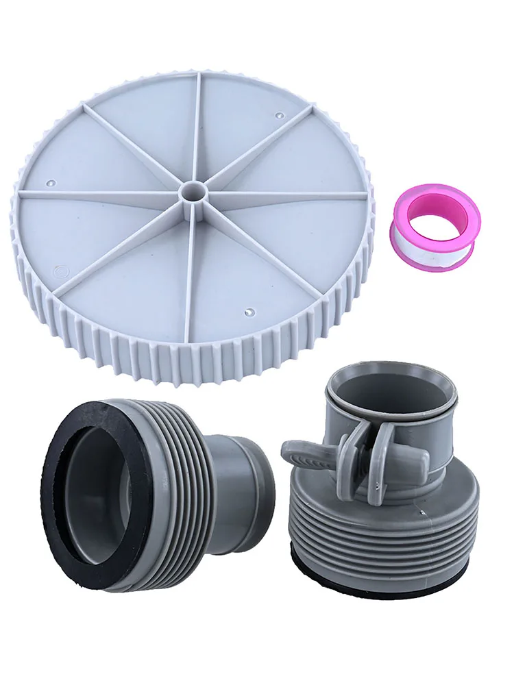 Complete Skimmer Pump Conversion Kit Compatible with For Summer Waves SFX1000 SFX1500 Hose Adapters and Gasket