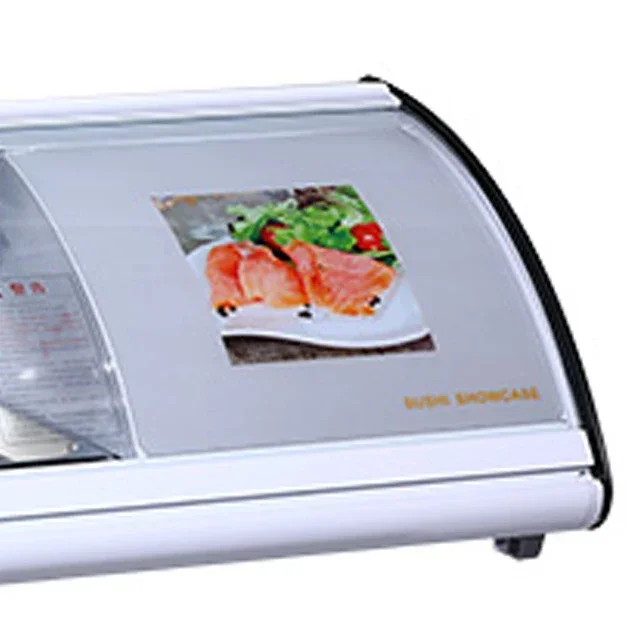 sushi showcase food display refrigerated showcase countertop display cooler