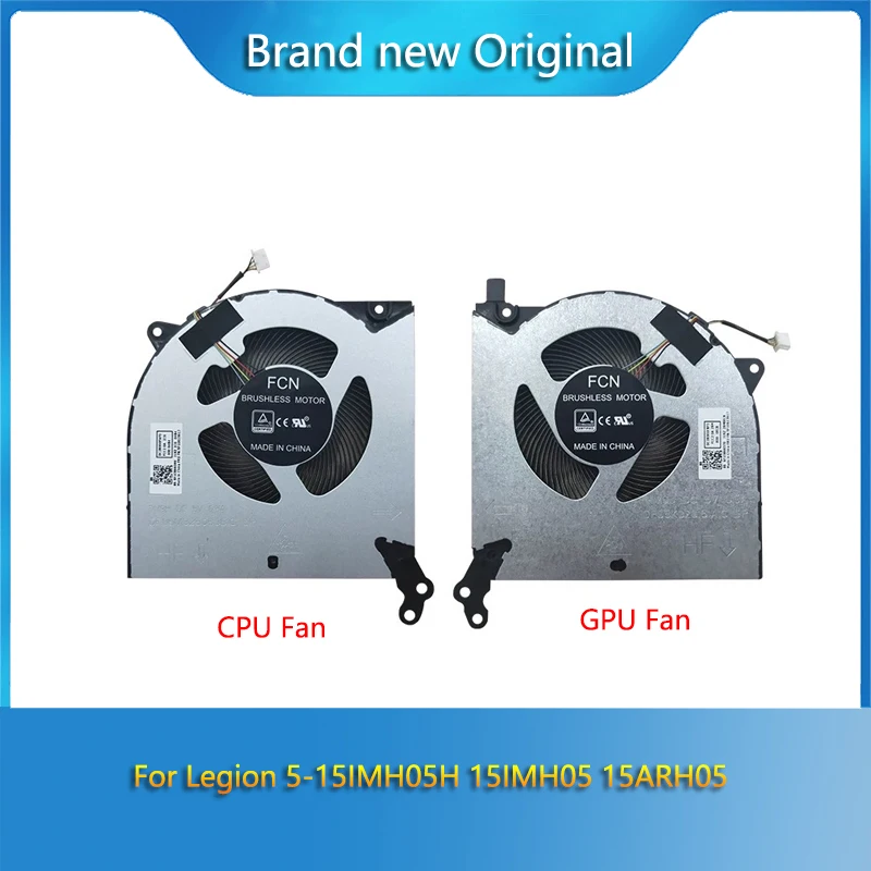 Brand Original New GPU CPU Cooling Fan For Lenovo Legion 5-15IMH05H 15IMH05 15ARH05 5F10S13917