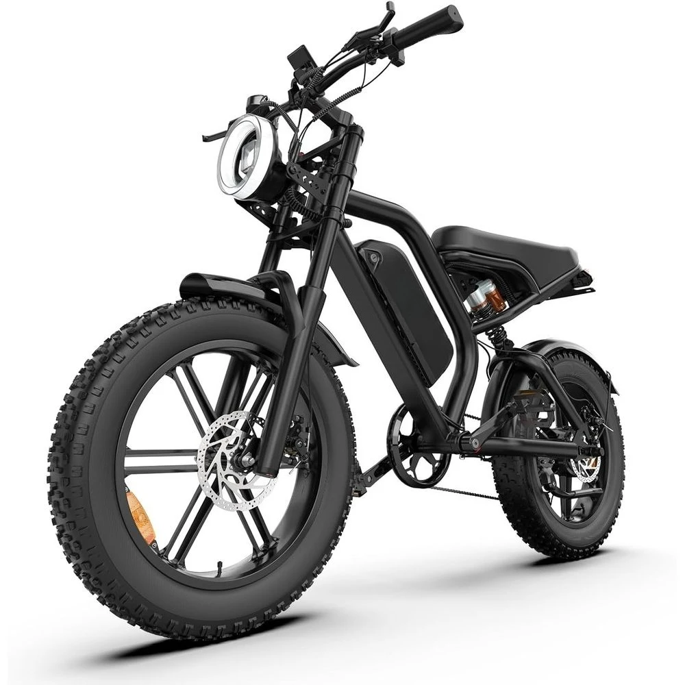 

EBike для взрослых, пиковый двигатель 750 Вт/1500 Вт, съемная батарея 48 В, 15,6 Ач, 32–75 миль, eBike с толстыми шинами 20 миль в час, механический/гидравлический ди