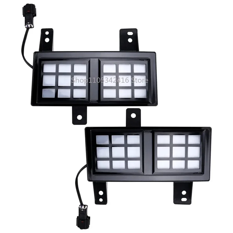 For Chery Jetour Traveller T2 Front Bumper Fog Light Assembly LED Headlight DRL Daytime Running Light Car Lamp Accessories