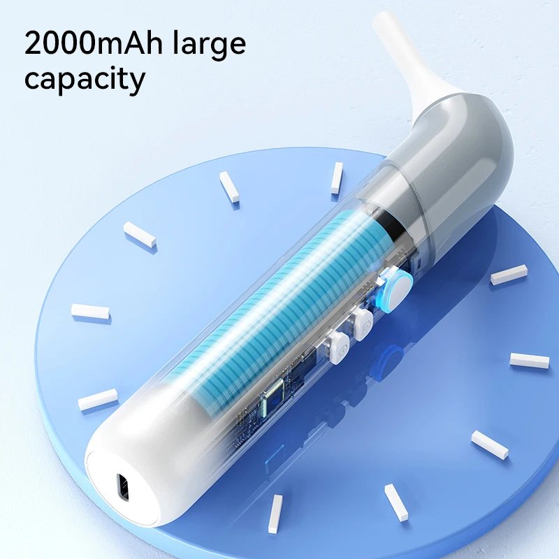 كاميرا ذكية لتنظيف شمع الأذن مع عدسة عالية الوضوح 3.9 ملم لتنظيف البشرة والأنف 1920*1080 بكسل بطارية 2000 مللي أمبير في الساعة مصباح LED ساطع