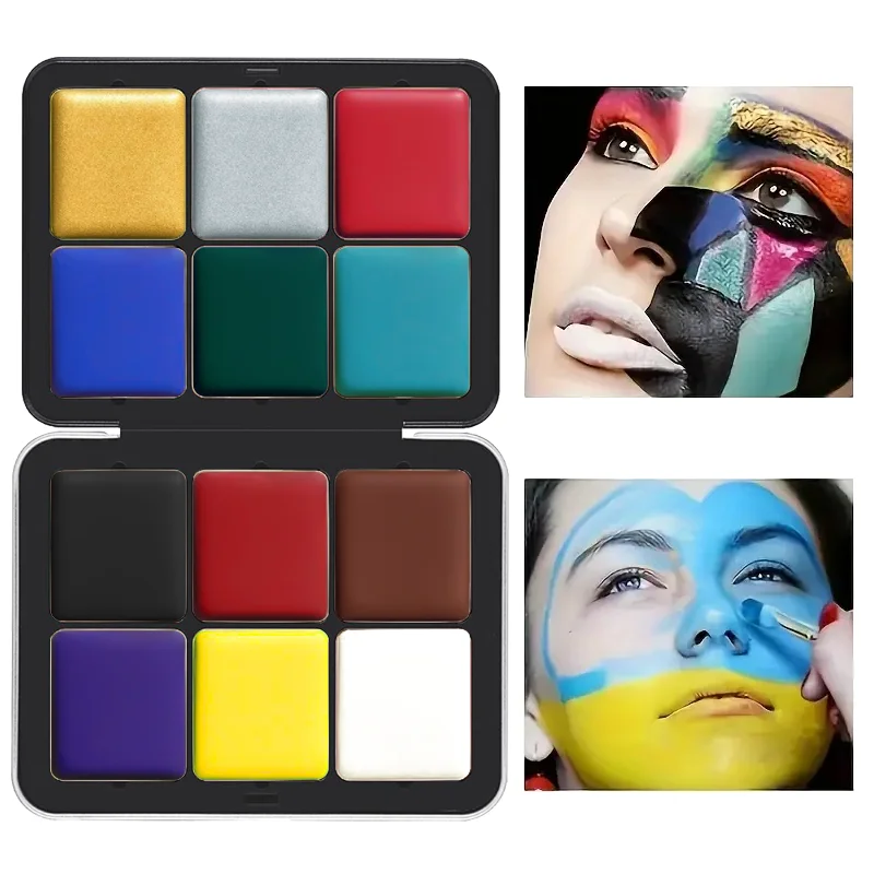 Eye shadow palette 12 color matte neon fluorescent pigment metal makeup palette flash eye shadow palette box