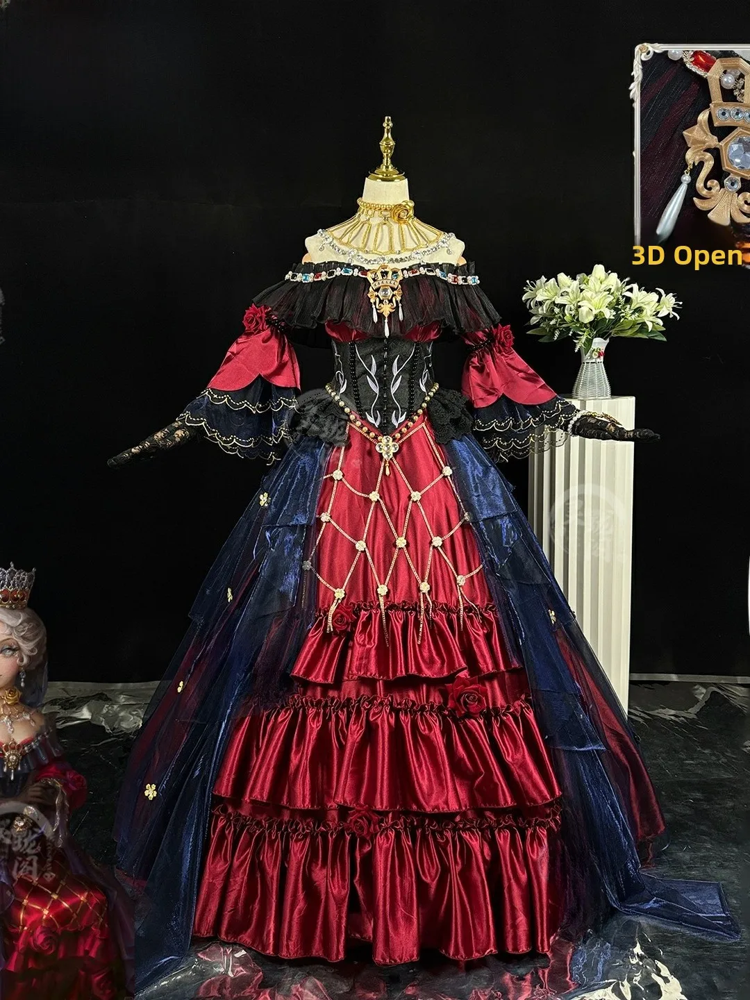 

Костюм Red Lady Heavy Industry для косплея, женское платье, костюм для игр в виртуальной реальности, модный наряд