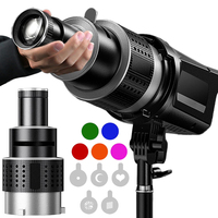 Bowens Mount Spotlight Conical Optical Snoot Kit Projector Attachment Spotlight Optical Snoot Photography Kit for Aputure Godox