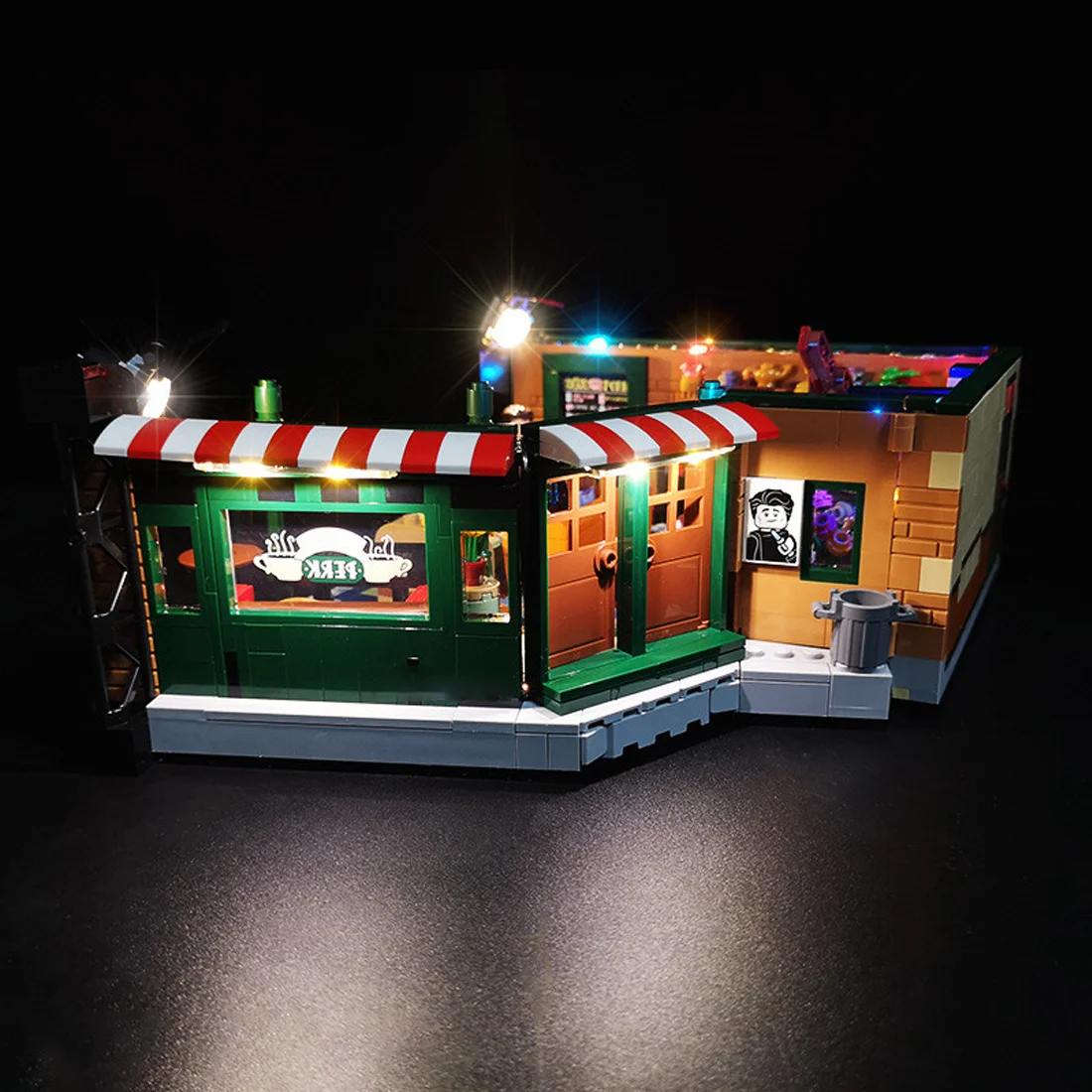 LYBMTWF LED Light For 21319 Central Perk Lamp Building Blocks Bricks (Not Include Block Model)