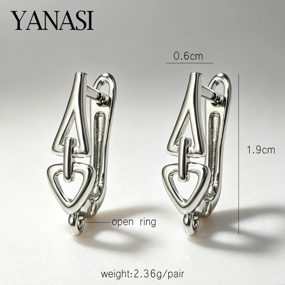 Verschiedene Stile, klassische Ohrringhaken, Verschlüsse, antiallergisch, 18 Karat vergoldet, Schmuckzubehör für die Herstellung von Schmuck im DIY-Stil. – Detail 4