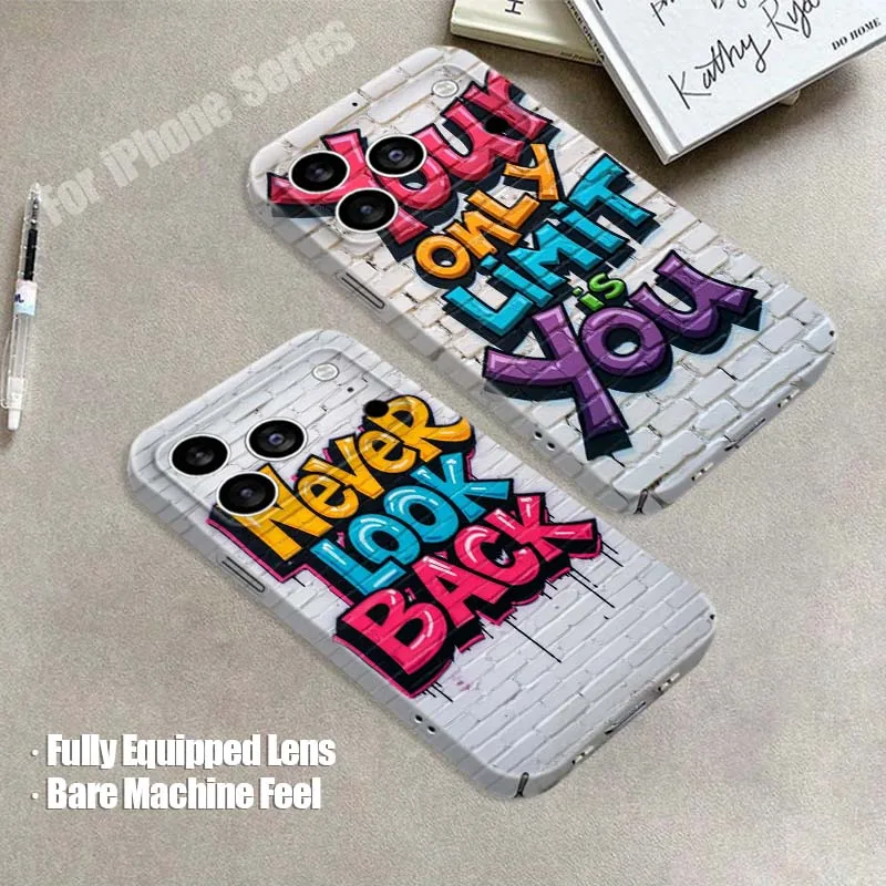 

Cartoon Your Limit You Phone Case For Apple iPhone 7 8 11 12 13 SE XR XS Plus Pro Max Mini 2022 Film Hard Shell