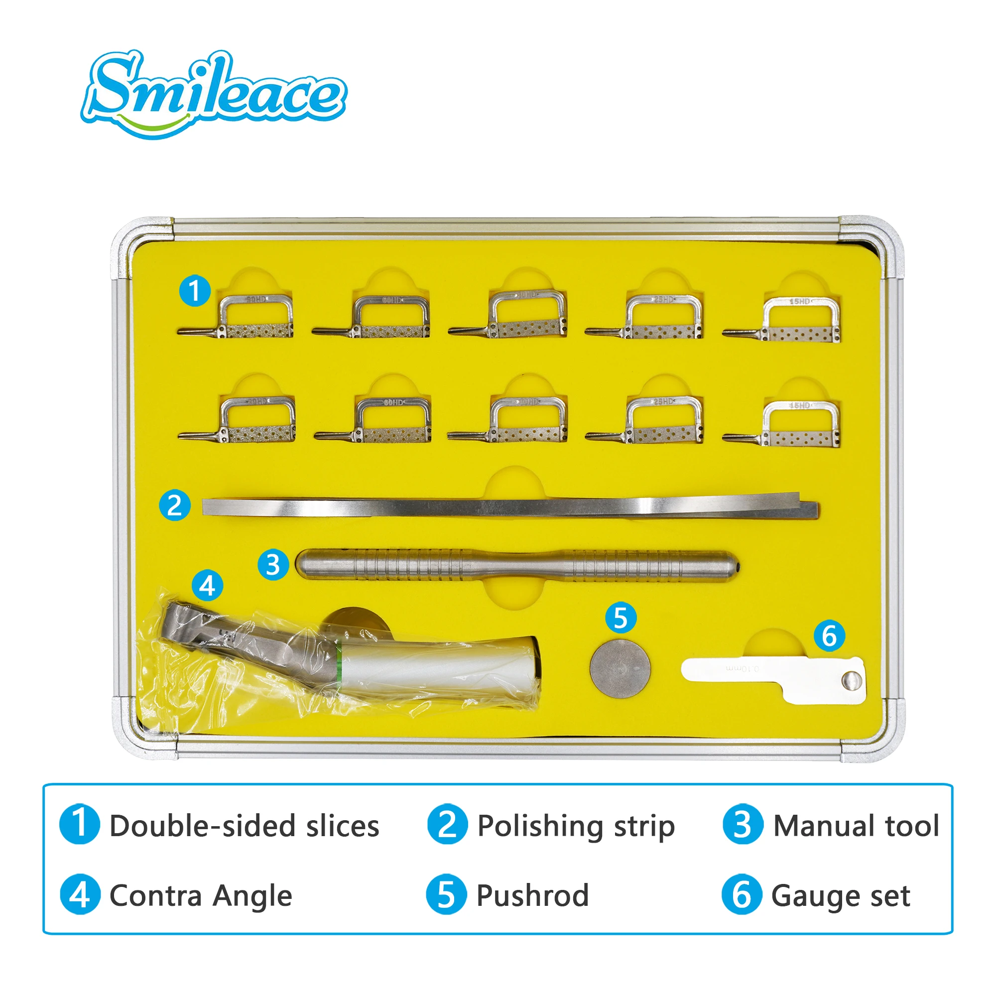 Dental Orthodontic Interproximal Enamel Reduction Reciprocating IPR System Stripping 4:1 Contra Angle Orthodontic Tool