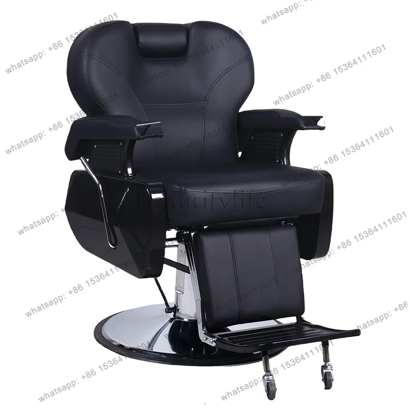 

Cross-border hairdressing Barber Chair Factory Hydraulic Fashion Simple High Atmosphere
