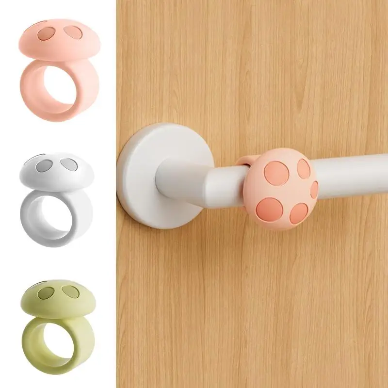 1pc Soft O Shape Transparent Bumper Pads Cabinet Door Anti-noise Anti-scratch Protector