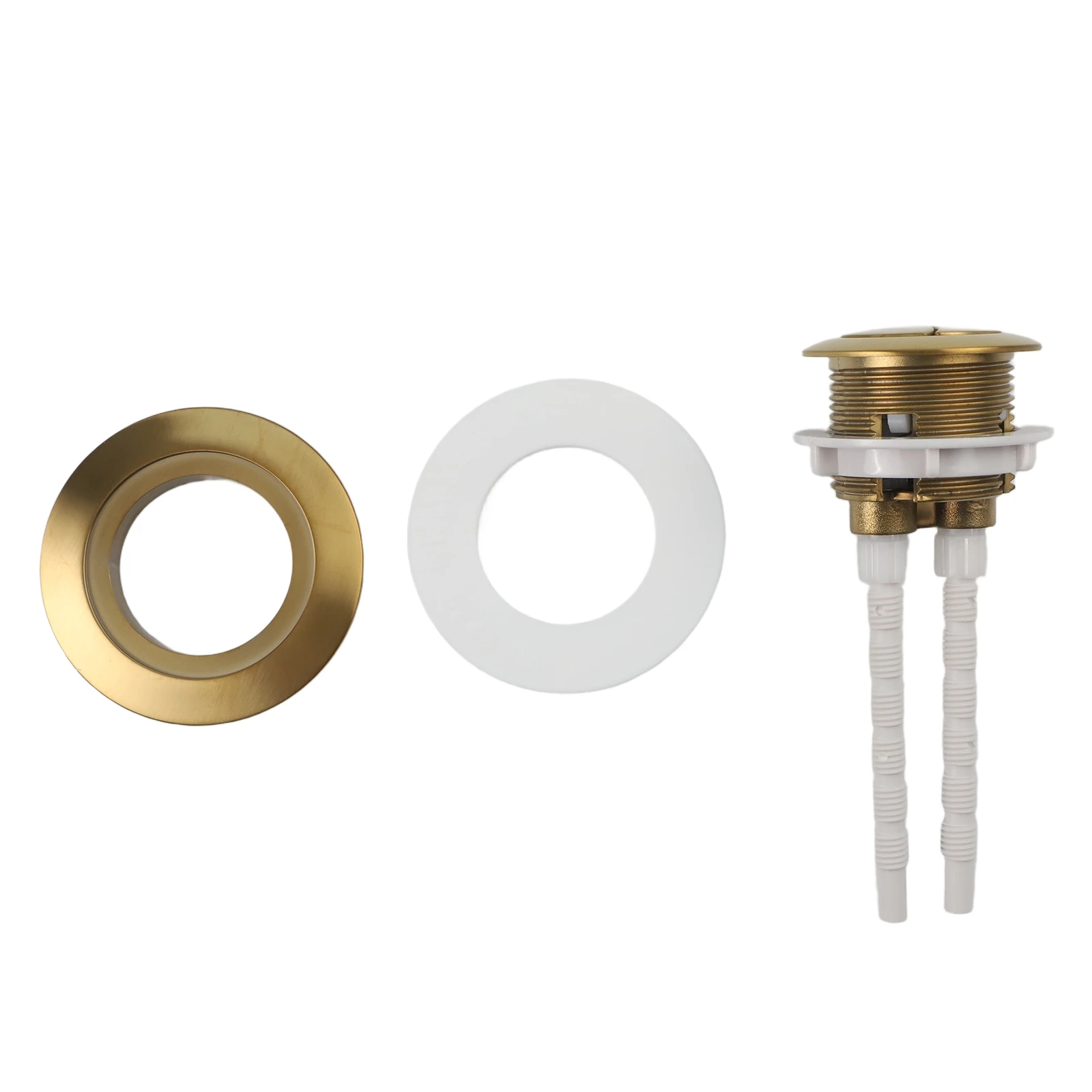 DIY Toilet Button Dual Flush Button Bathroom Upgrade Versatile Toilet Compatibility Efficient Water Conservation