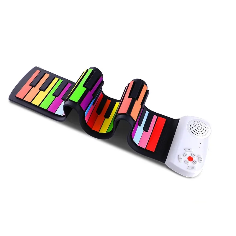 Learning Portable Roll Piano Keyboard Digital Midi Electronic Children Piano 49 Keys Sintetizador Rare Musical Instruments