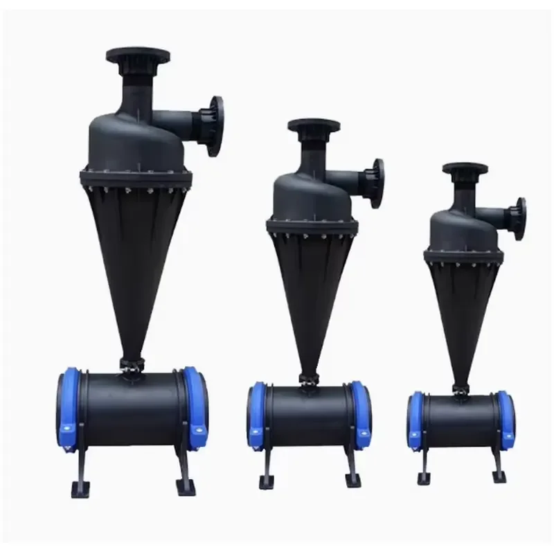 Carbon Steel High Efficiency Drip Irrigation Supplies Sand Gravel Agriculture Watering Centrifugal Filter