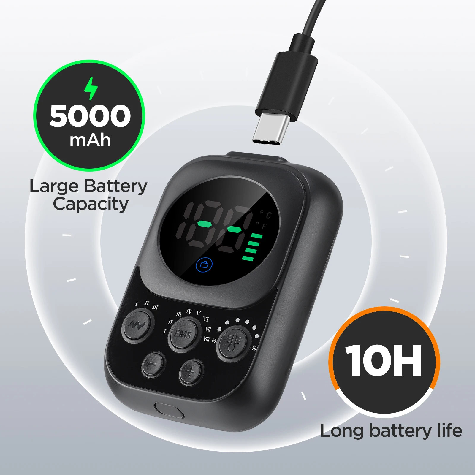 

Электрический нагревательный плечевой бандаж, светодиодный дисплей, вибрационный массажный пояс для плеч, ремень для ухода за суставными брекетами, расслабление мышц