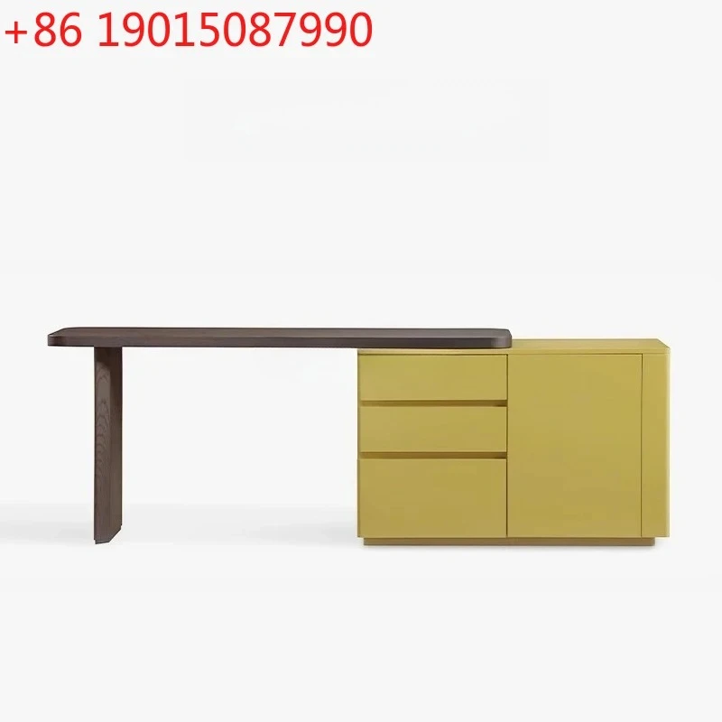 

Italian Style Solid Wood Dressing Table and Chest of Drawers Integrated Makeup Table