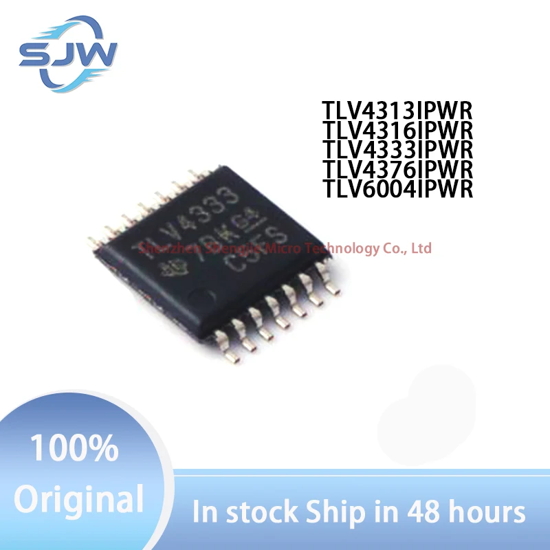 

TLV4313IPWR TLV4316IPWR TLV4333IPWR TLV4376IPWR TLV6004IPWR encapsulation TSSOP-14 Operational amplifier chip