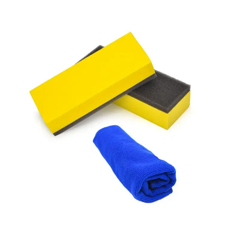 

Car Tyre Cleaning Sponge Cleaning Dressing Waxing Polishing Brush Sponge Tool U-Shaped Design Strong Cleaning Power