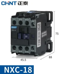 Original CHINT NXC-18 Contactor 18A 1NO+1NC AC 24V 36V 48V 110V 127V 220V 380V 415V CJX2 NXC LC1