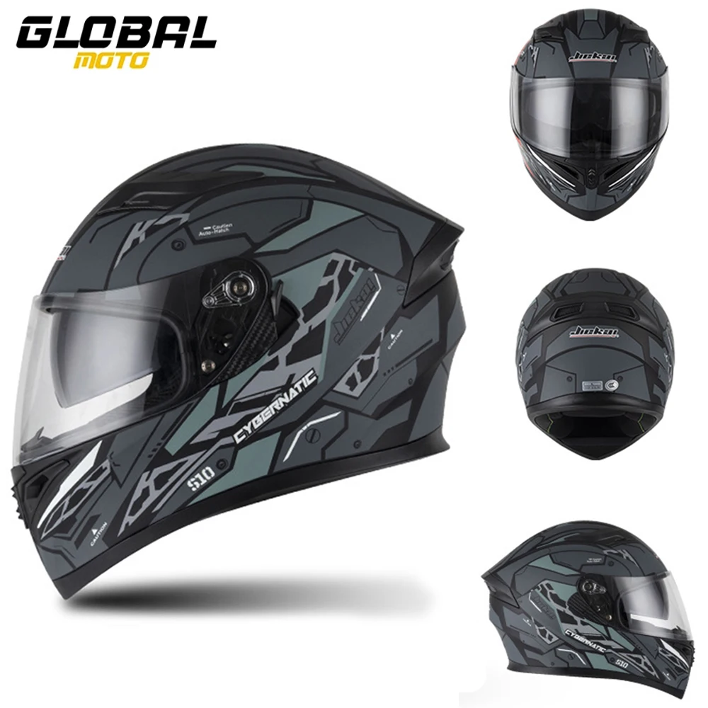 

Motorcycle Helmets Helmets Full Face Summer Motorcycle Helmet Breathable Lining Desigm Full Face Open Helmet EPS Buffer Layer