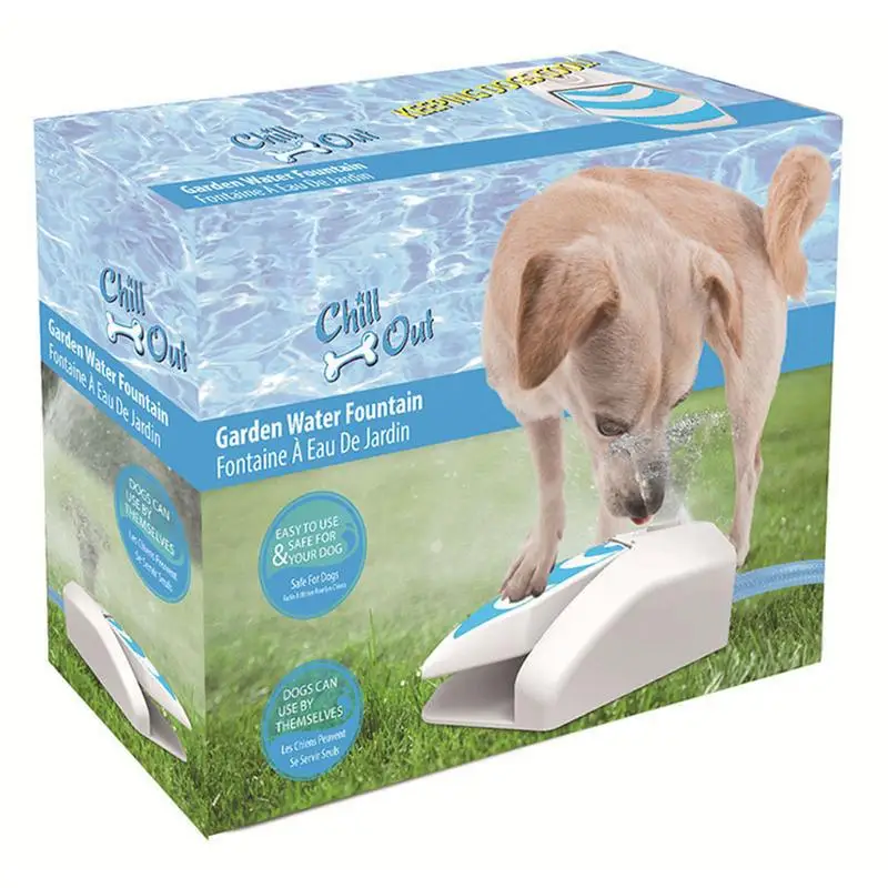 Imagem -02 - Fonte de Água Automática para Cães Pet Water Fountain Pedal Dispenser para Cachorro e Gato Spray ao ar Livre