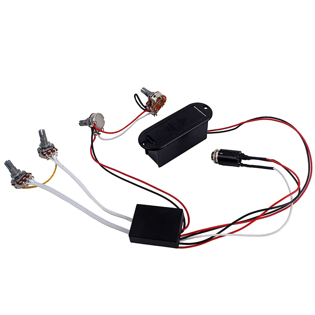 

2 Band Bass Magnification Circuit Guitar Preamp Pickups Active Wiring Harness