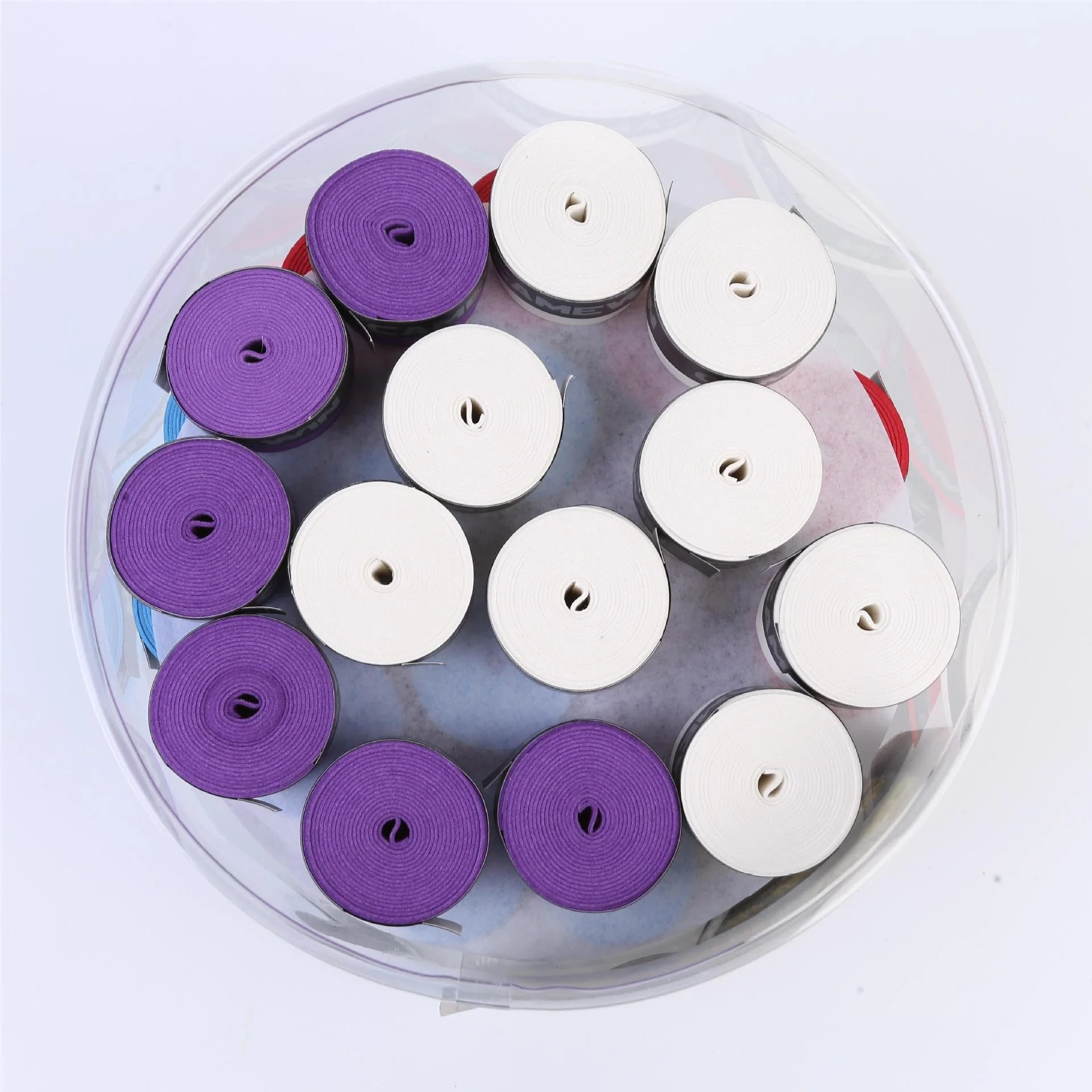 

6 Colors Assorted Racket Overgrip Tape Sweat Absorbent PU Material