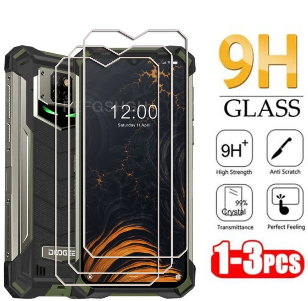9H 2.5D Tempered Glass FOR Doogee S88 Plus 6.3" DoogeeS88Plus S88Plus S88 Pro Screen Protective Protector Cover Film