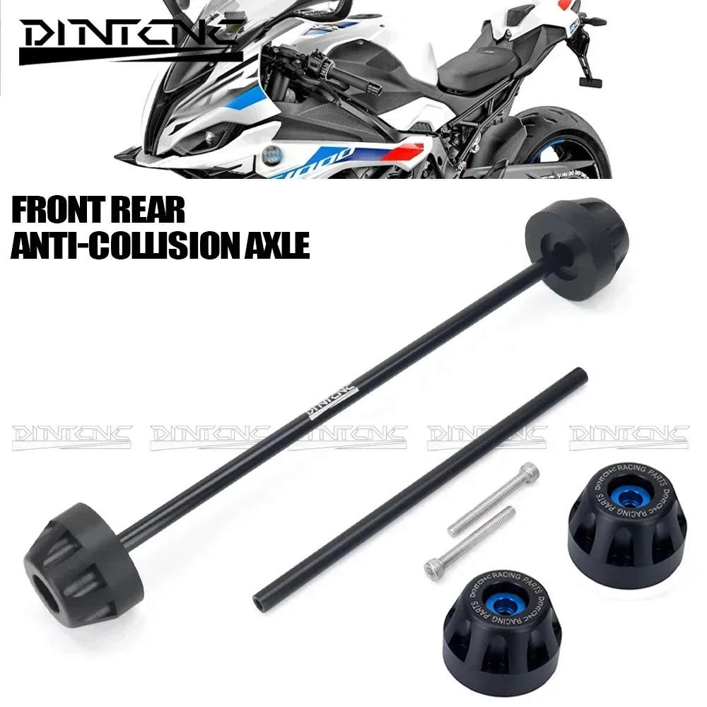 Front Rear Axle For BMW S1000RR 2023 S1000R M S1000XR M1000RR M1000R Motorcycle Wheel Protector Anti-Fall Slider Pad Accessories