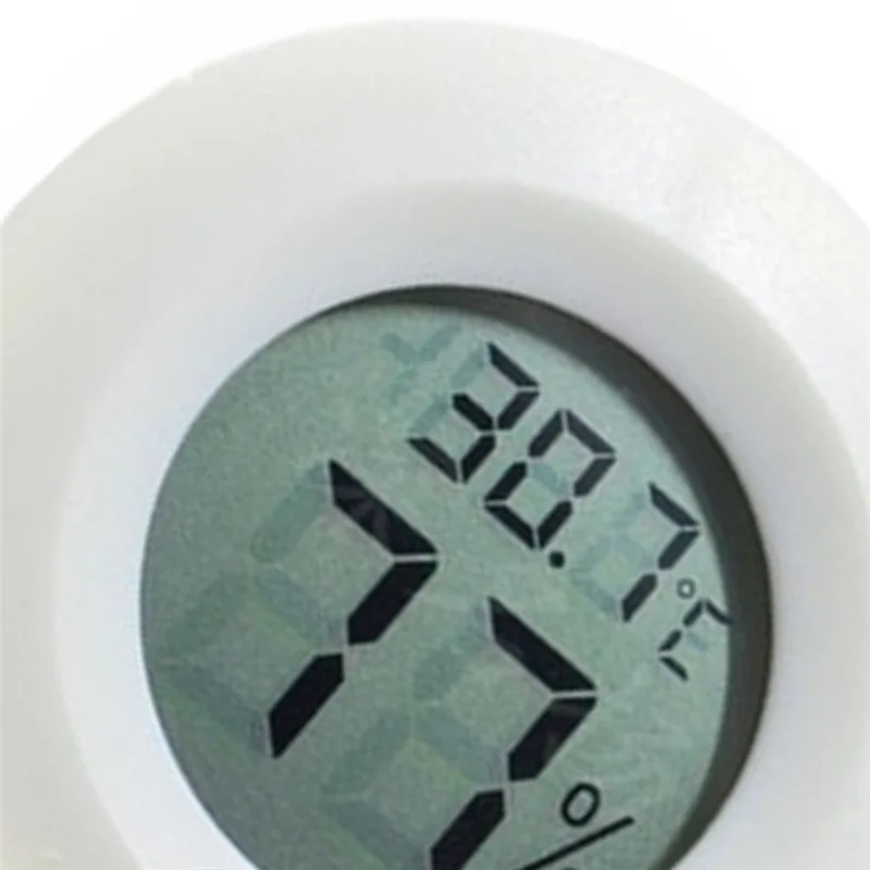 BNVN-Mini LCD ميزان الحرارة الرقمي الرطوبة الاستشعار التحقيق للفريزر 10 قطع مستديرة جهاز قياس درجة الحرارة والرطوبة