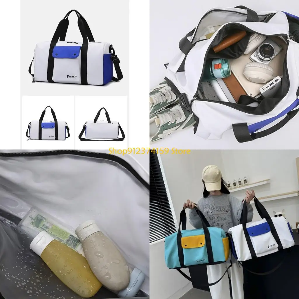 

G5AE стильная спортивная спортивная сумка контрастного цвета с регулируемым плечевым ремнем, большая вместительная сумка, для