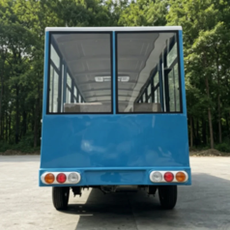

Brand Hot Sale Lithium Battery Electric Tour Bus 5000W 7000W Tour Bus Closed Scenic Sightseeing Bus Free Custom Color