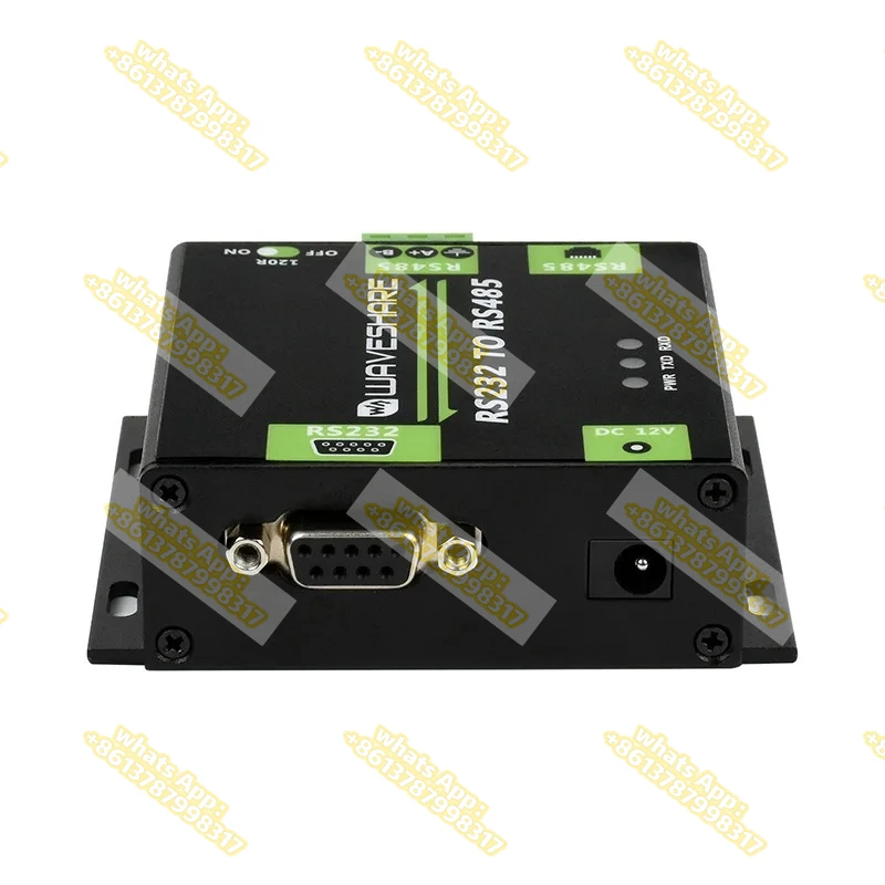 Industrial Grade Isolated RS232 TO RS485 Asynchronous Bi-Directional Converter Embedded Transient Voltage Suppressor