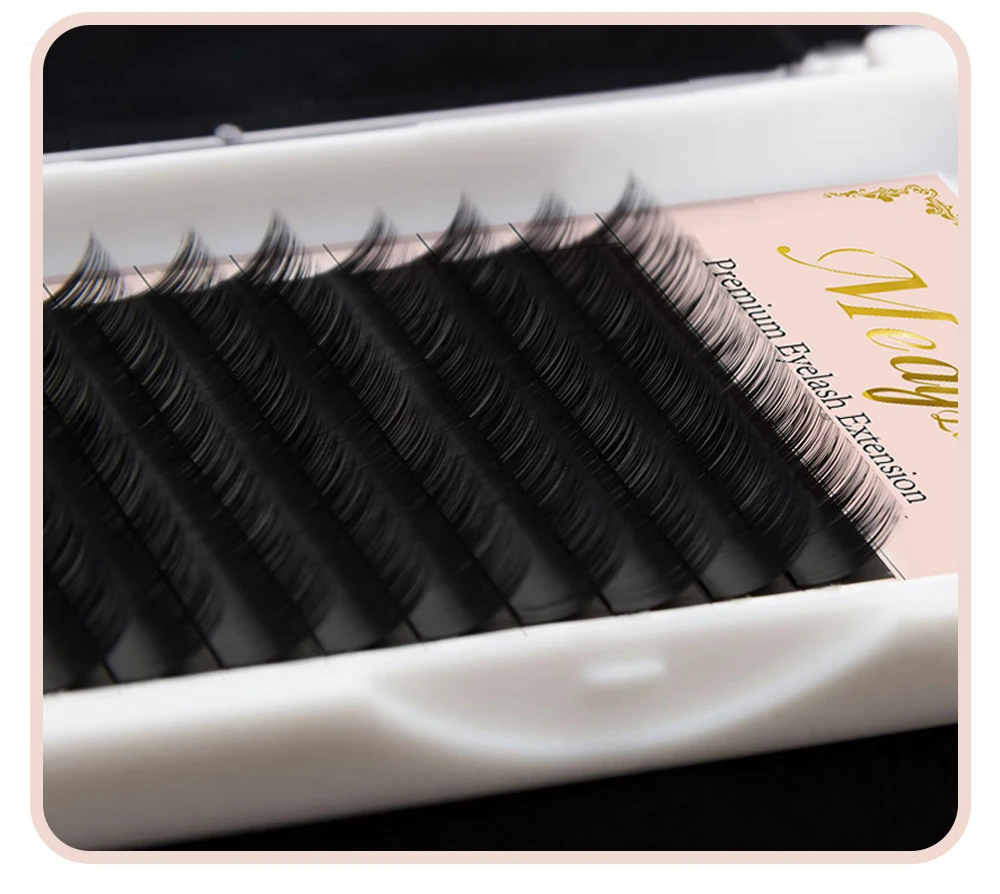 12 Reihen Einzelne Wimpernverlängerungen C/D/CC/DD Curl 8-20mm Volumen Matt Kaschmir Professionelle Wimpern für Schönheitssalons – Detail 12