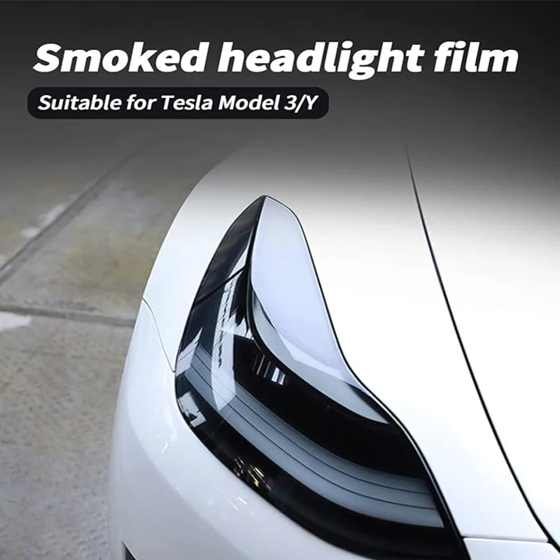 

car light film for Tesla Model 3 Y X s 2020-2023 car headlight protective film TPU rearview mirror transparent scratch resistant