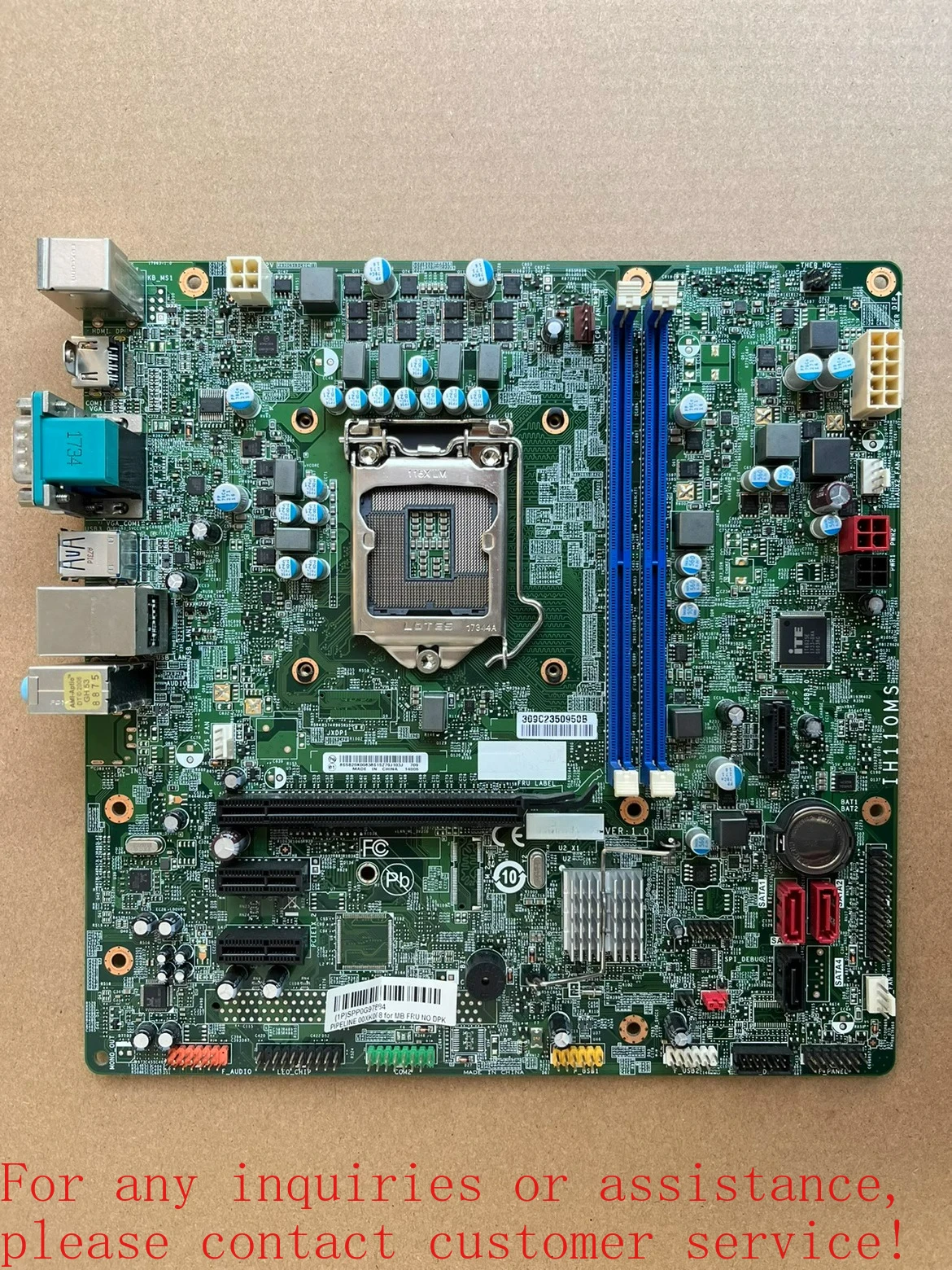 

For Lenovo IH110MS main board Qitian M4650 Yangtian M4200 1151 pins DDR4 generation